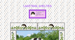 Desktop Screenshot of laketrailshelties.com